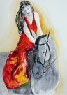 Mädchen mit Pferd 2